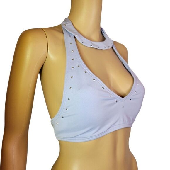 Michael Kors Choker Halter Bikini Top (Size S) - Picture 6 of 6